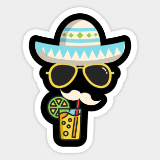 Cinco De Mayo Margarita Sticker